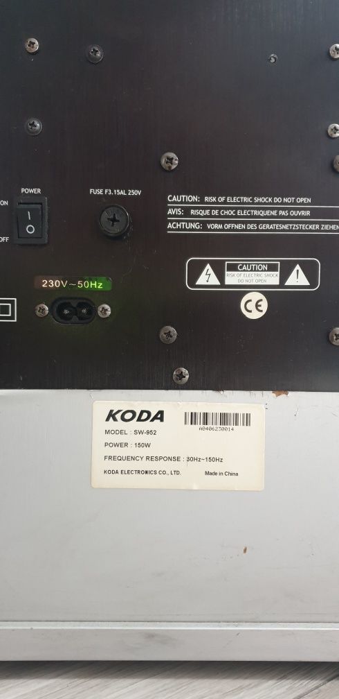 Subwoofer Aktywny KODA SW-952