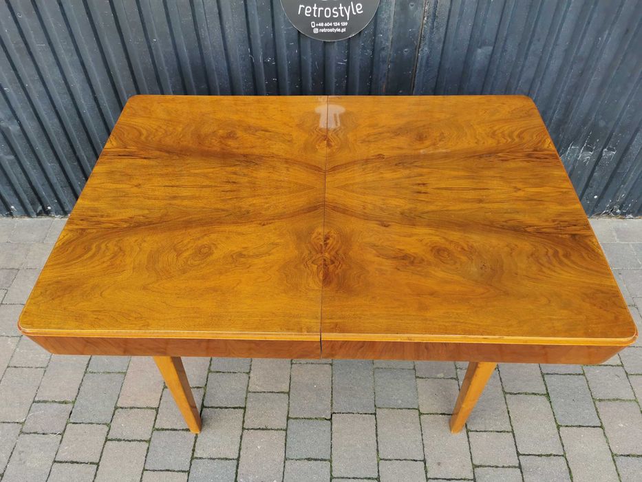 Stół rozkładany ART DECO proj. J. Halabala, Czechosłowacja '30-'50