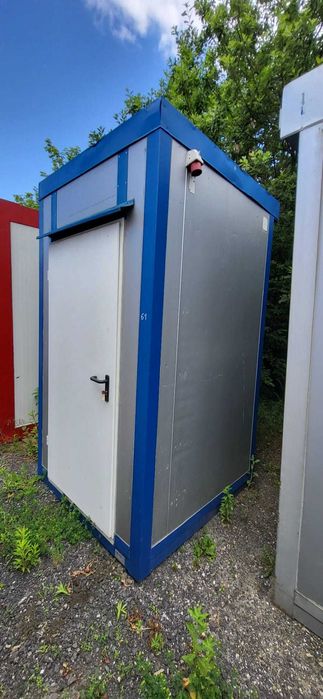 Używane kontenery stróżówki 2,4x2,4m na sprzedaż
