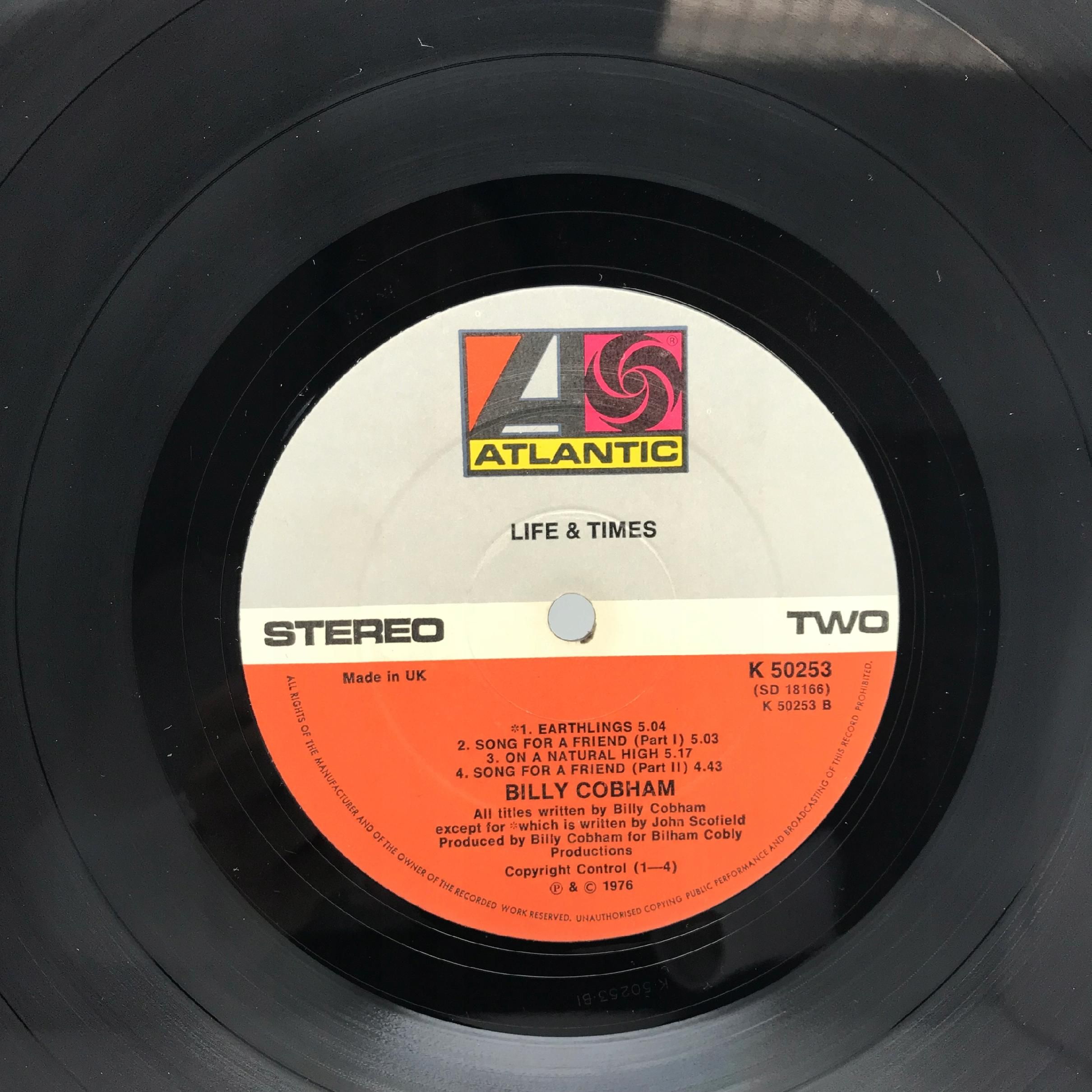 winyl - billy cobham - life & times