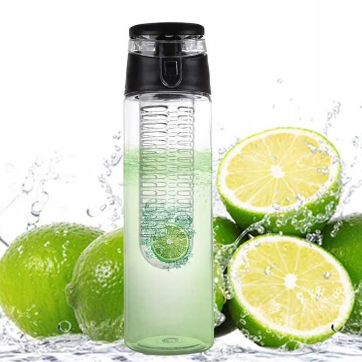 Butelka Bidon Na Wodę Z Wkładem Na Owoce Napoje Infuser Pojemnik 700ml