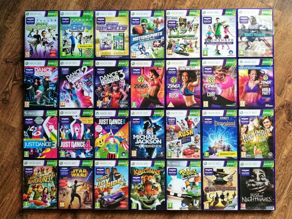 Gry XboX 360 Dla Dzieci Lego Kinect Minecraft Samochody Sportowe Inne