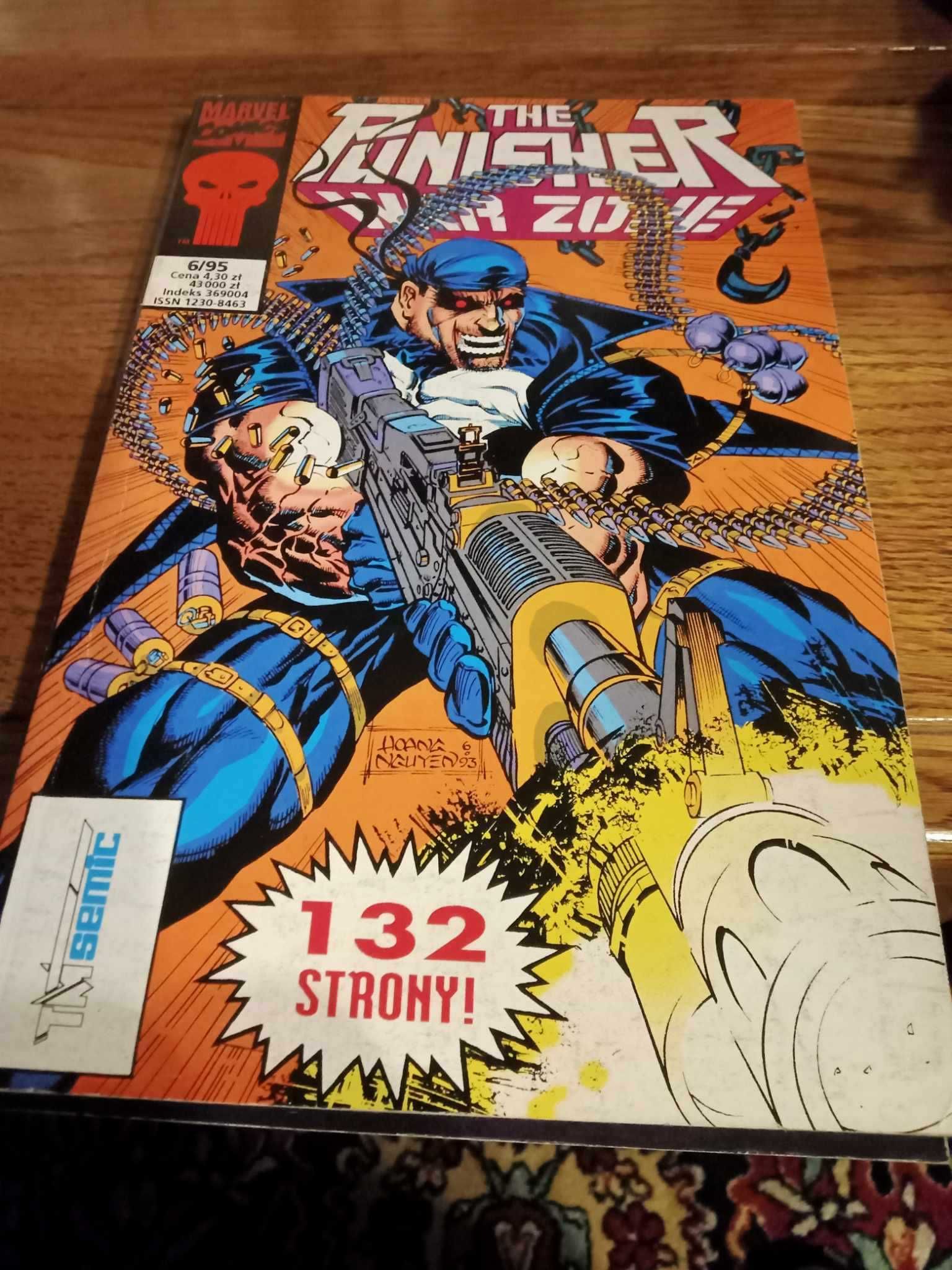 Komiks The Punisher nr 5 i 6/95 oraz 1/96 MARVEL Comics Praca zbiorowa