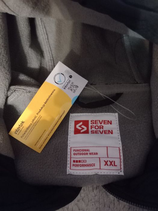 Kurtka męska  z kapturem  Softshell XXL lub XL czarna lub szara