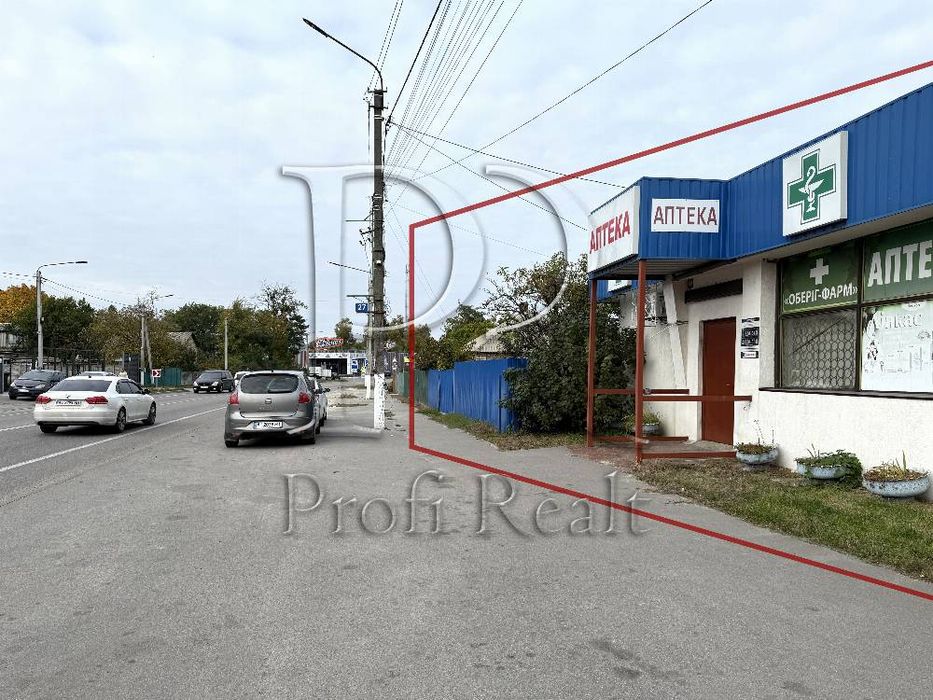 БЕЗ% ФАСАД торгова будівля 74м2 приватна земля Старі Петрівці Вишгород