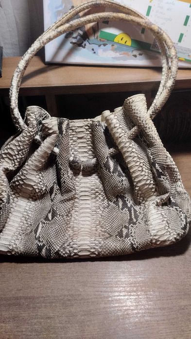 жіноча сумку, із справжньої шкіри пітона