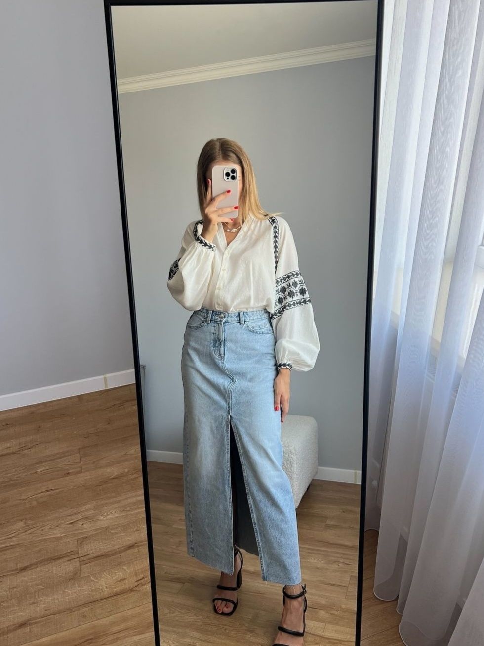 Спідниця міді жіноча з розрізом зара zara xs, s