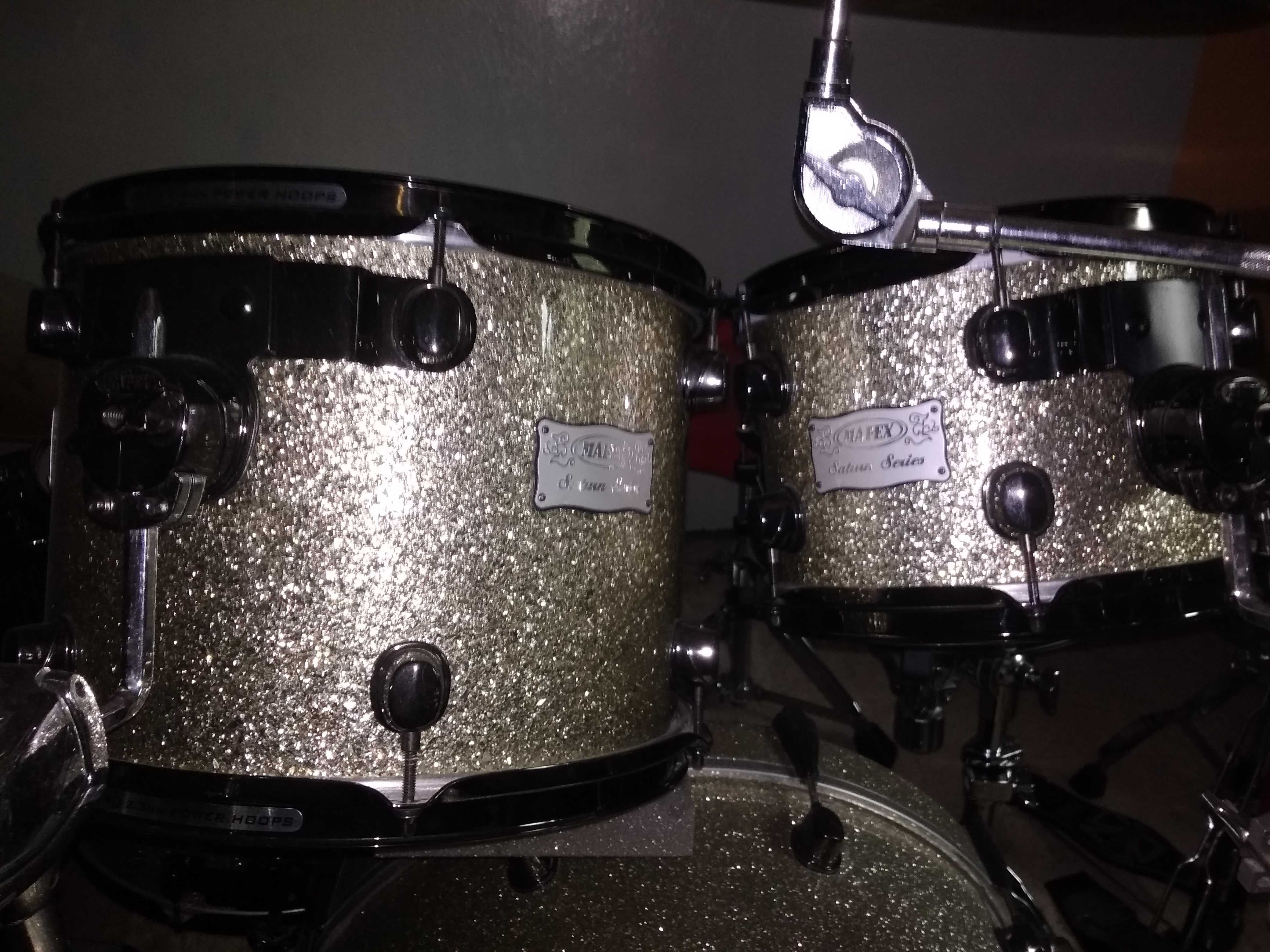 Mapex Saturn III shell set Silver sparkle 22x 20''