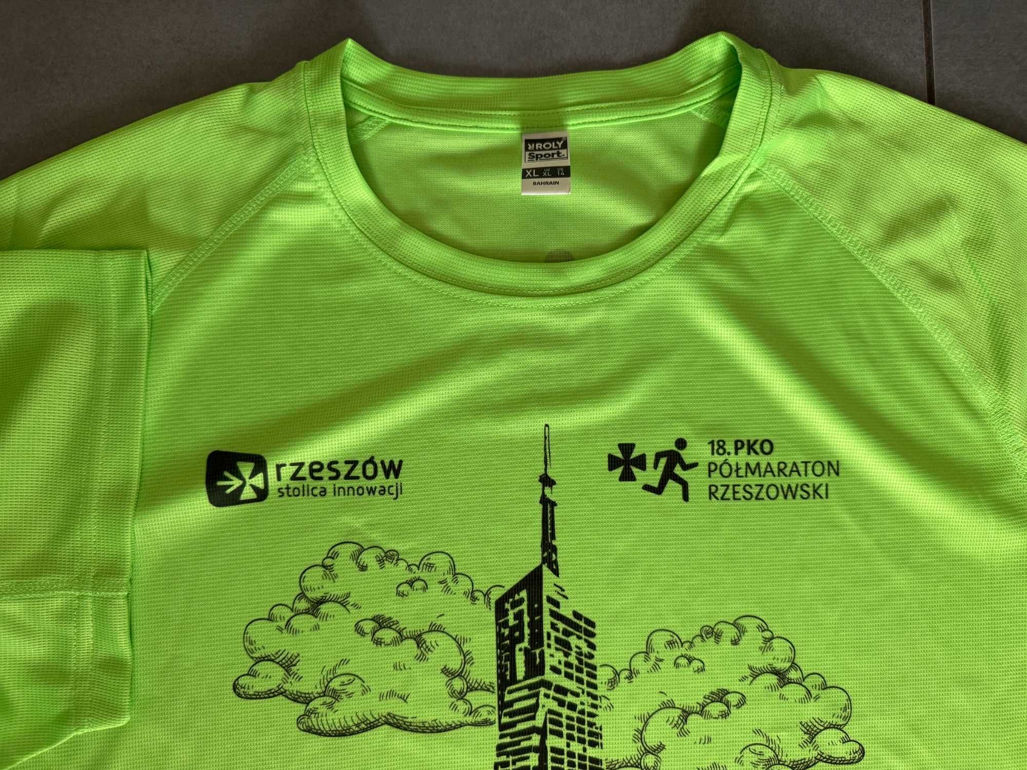 NOWA koszulka do biegania z 18go PKO Półmaratonu Rzeszowskiego XL !