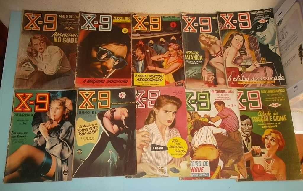 90 Revistas dos anos 1940/50 - Coleção X-9