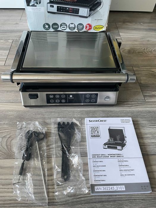 Grill elektryczny 2000W SilverCrest