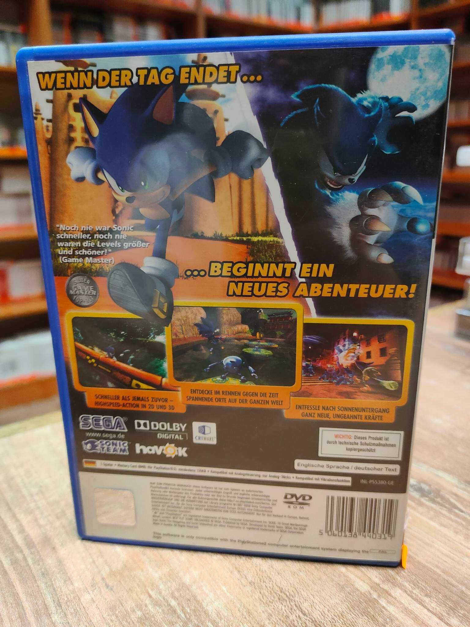 Sonic Unleashed PS2,  Sklep Wysyłka Wymiana