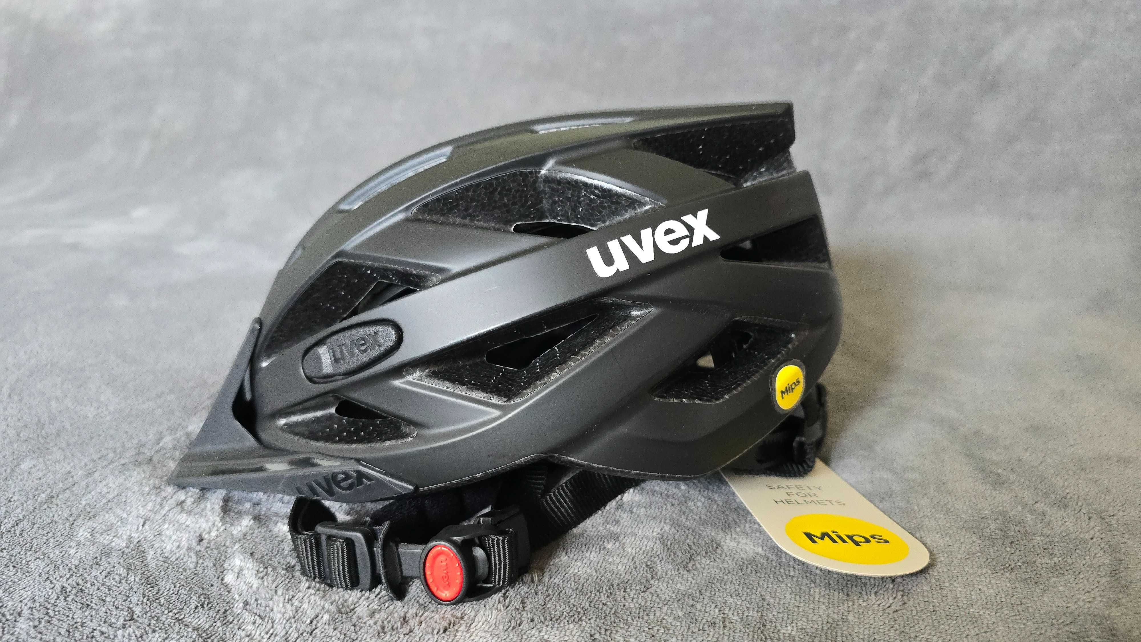 Kask mtb enduro UVEX I-VO CC MIPS czarny matt 52-57cm Ma Mikro Ryski
