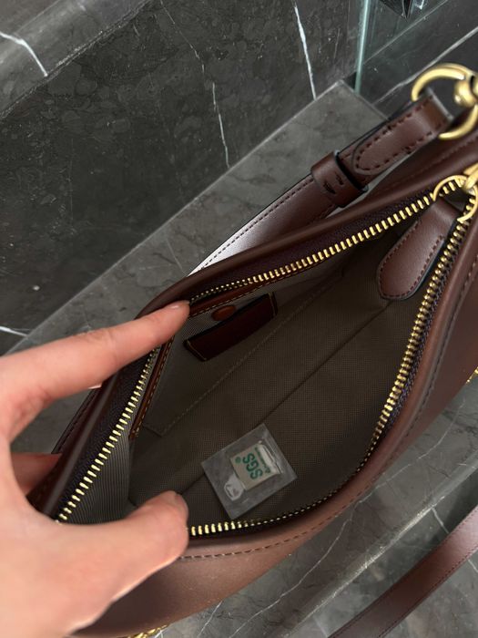 Шкіряна сумка Coach Premium Brown