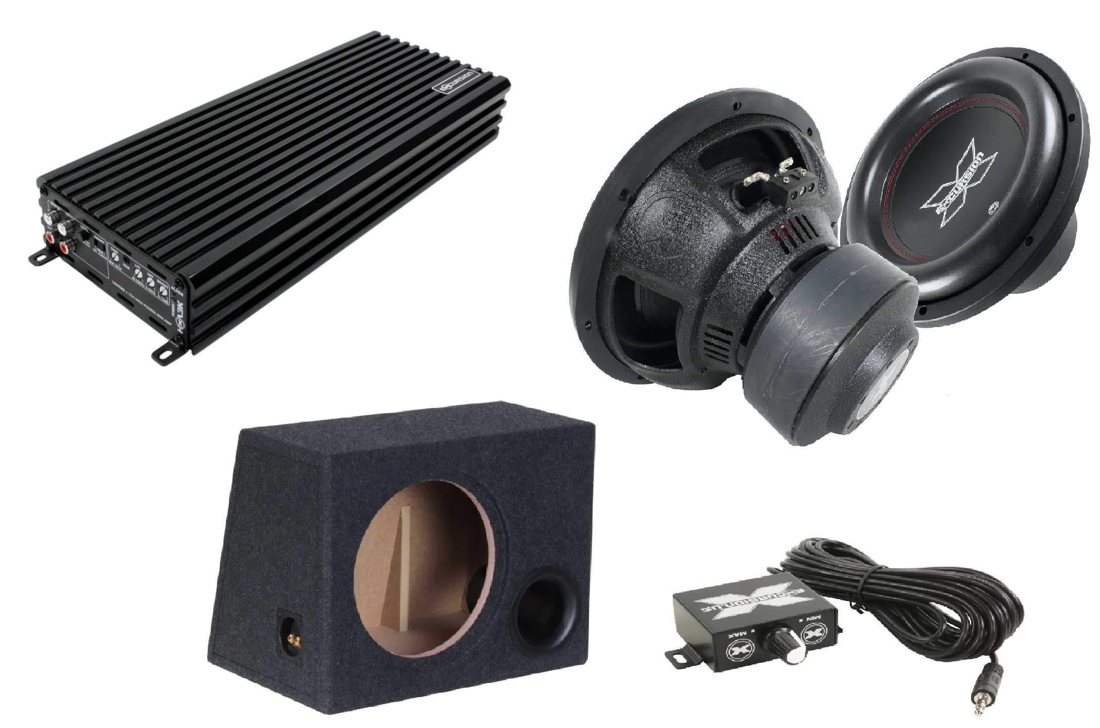 ZESTAW EXCURSION najmocniejszy subwoofer do auta bez rozbudowy 3500W