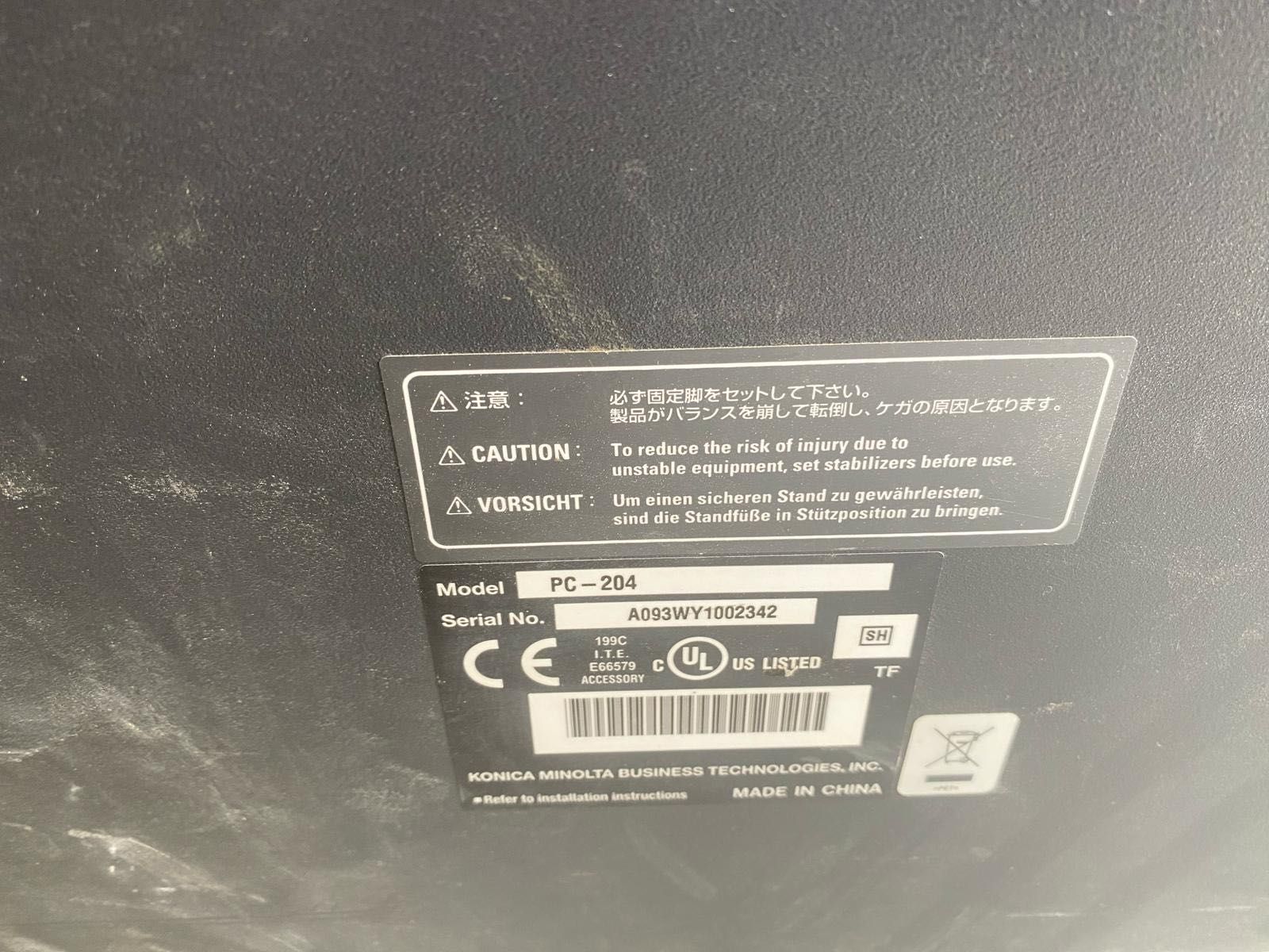 Drukarka Konica Minolta Bizhub C253 - Uszkodzona