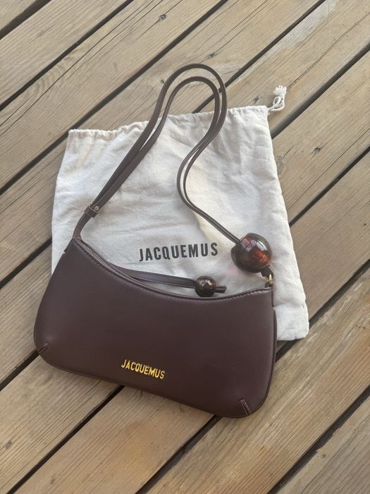 Сумка jacquemus le bisou perle brown
