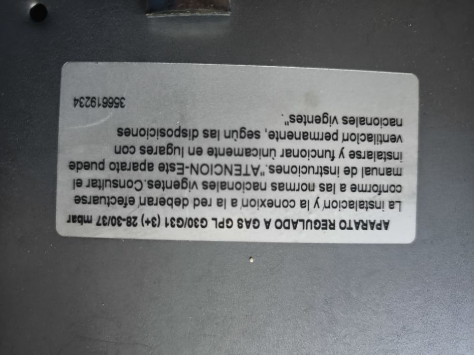 Placa gás da Zanussi