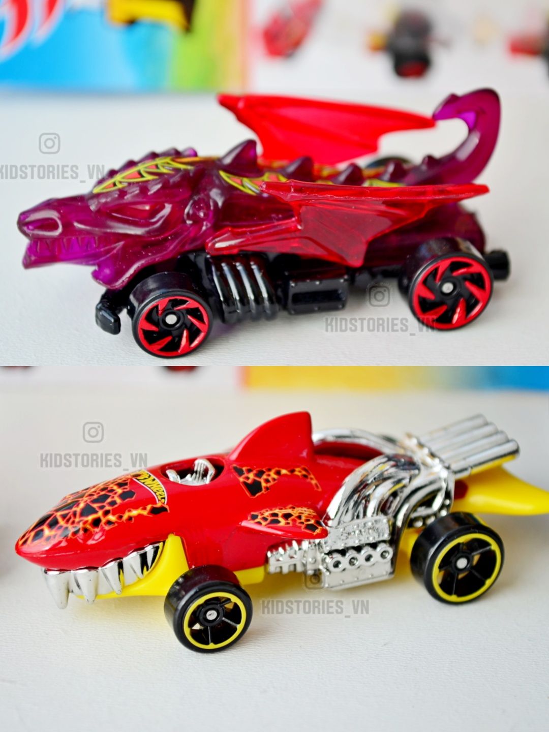 Набір 3 шт. машинка Hot Wheels Monster Trucks Монстер трак Shark Акула