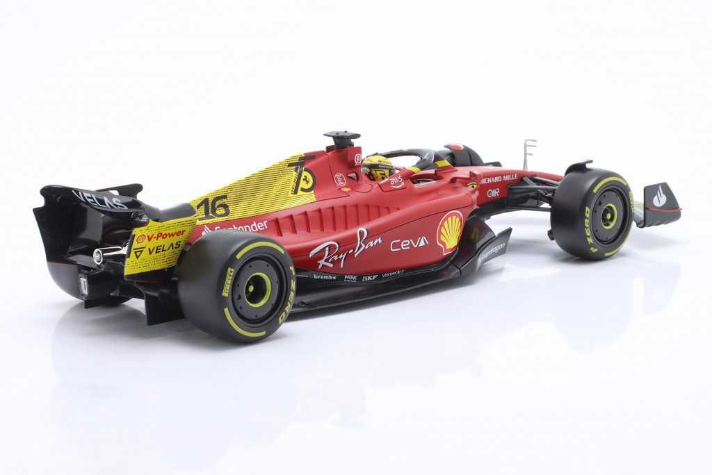 Model 1:18 Bburago Ferrari F1-75 #16 2nd Italian GP F1 2022 Ch.Leclerc