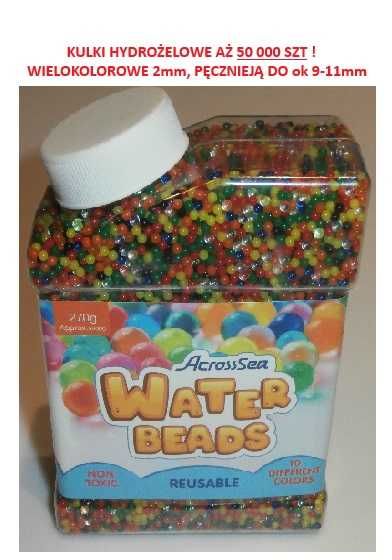 Kulki hydrożelowe 50 000 szt ! żelowe wodne wypełnienie donic itp