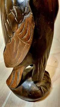 Orzeł rzeźba ozdobna drewno sandałowe