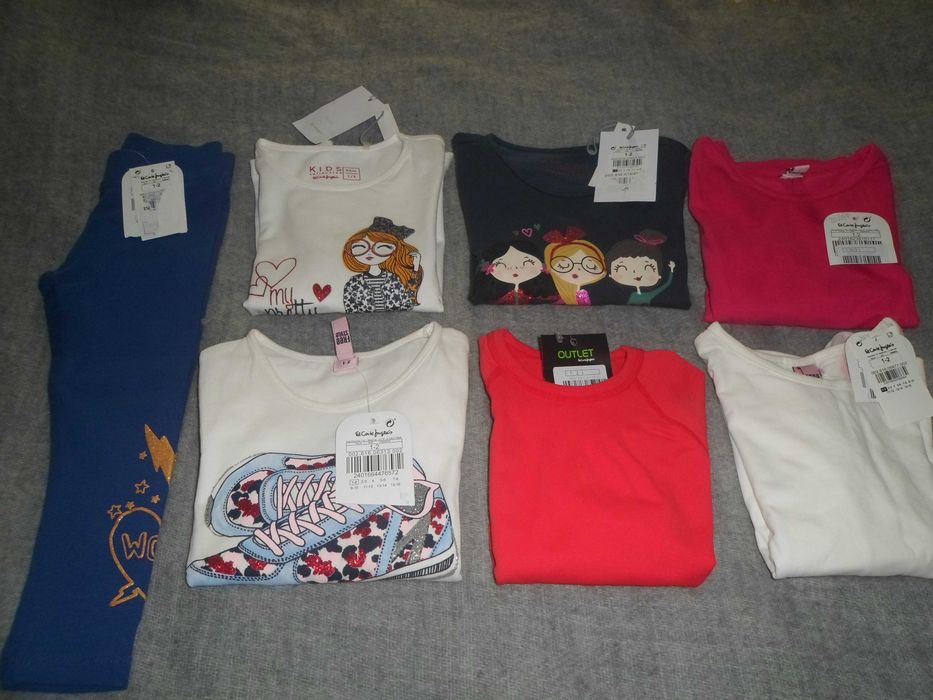 lote de roupa nova com etiqueta para bebe menina