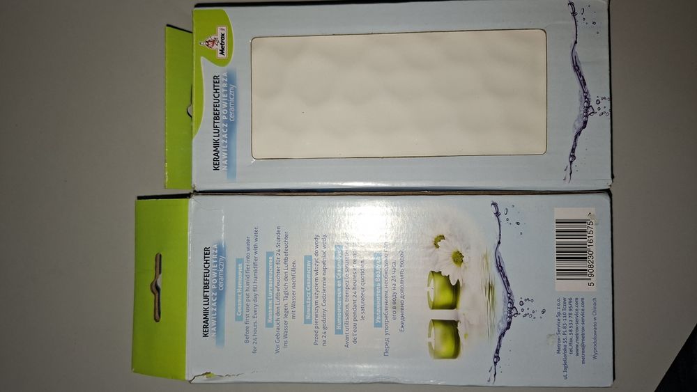 Керамічний зволожувач повітря  Metrax білий плоский