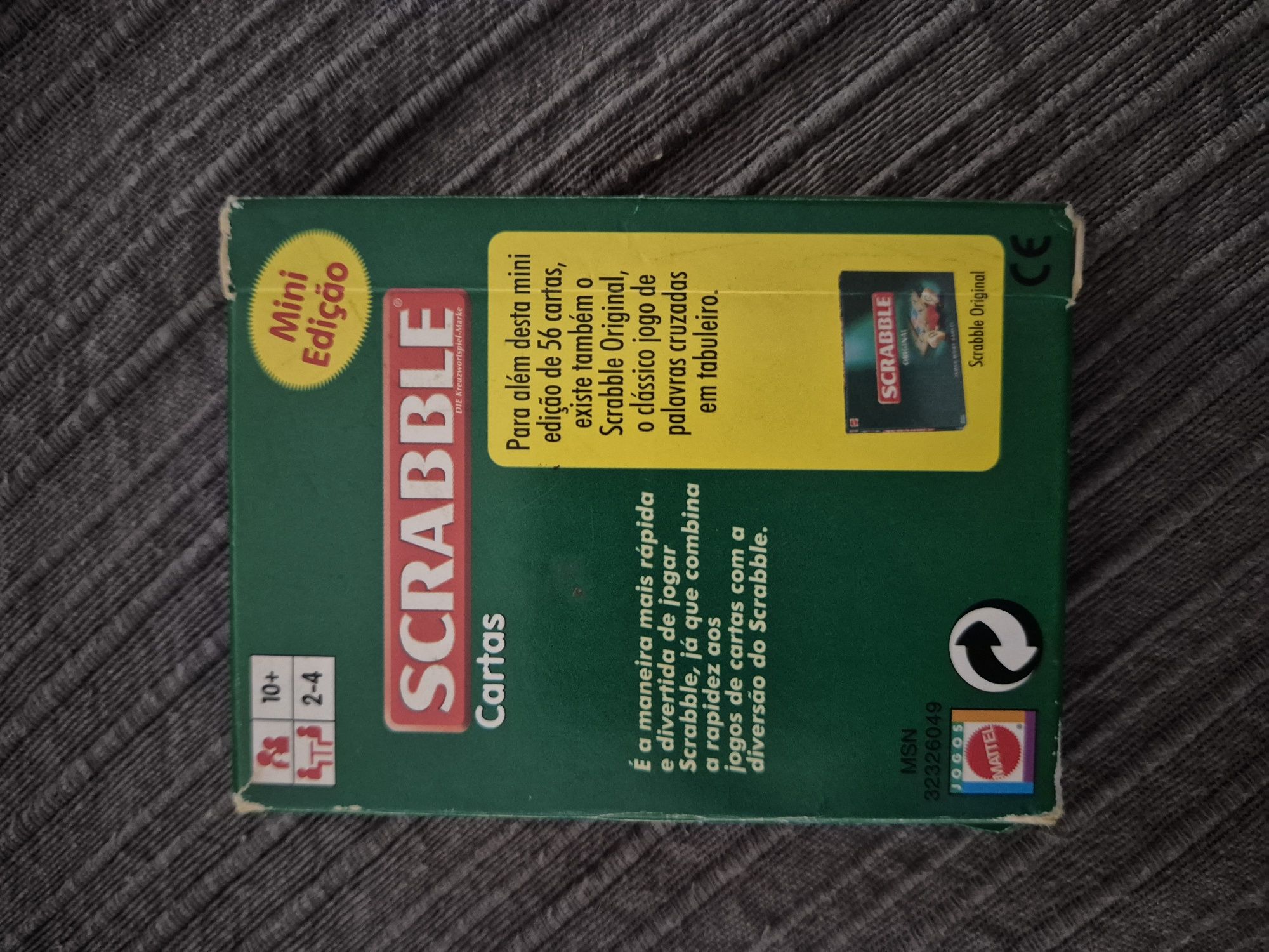 Jogos de cartas variados scrabble