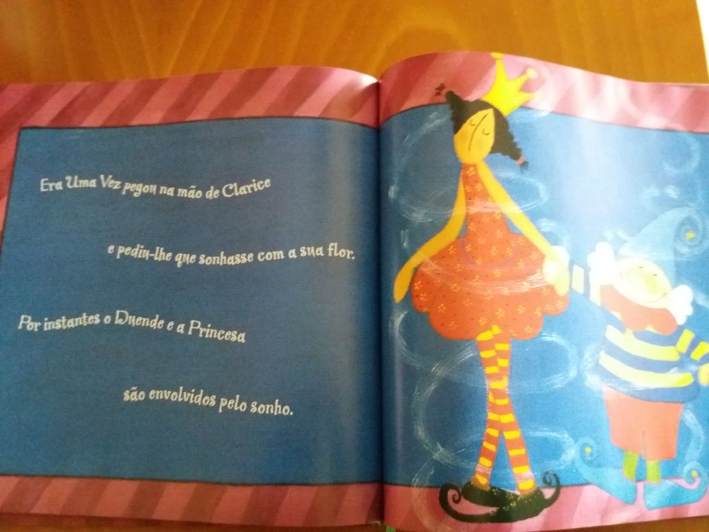 Livro o sonho da princesa Clarice