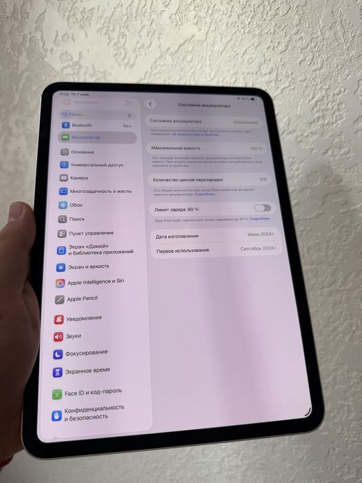 iPad Pro 11 M4 256Gb WiFi Silver A2836