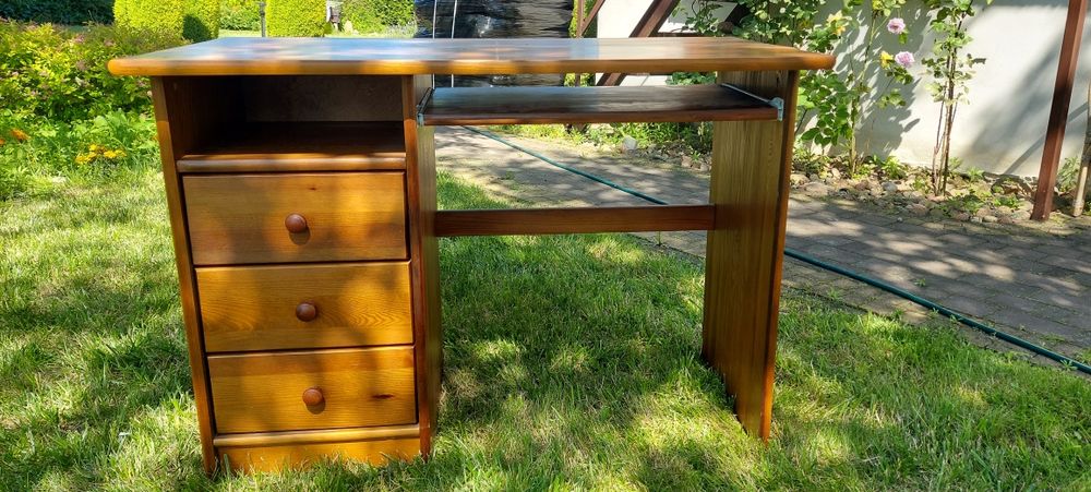 Biurko sosnowe + komoda