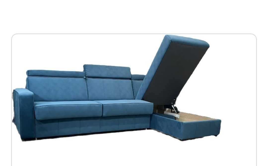 Narożnik MAYLO wersja LUX spanie włoskie włoska sofa ROZWIJANY