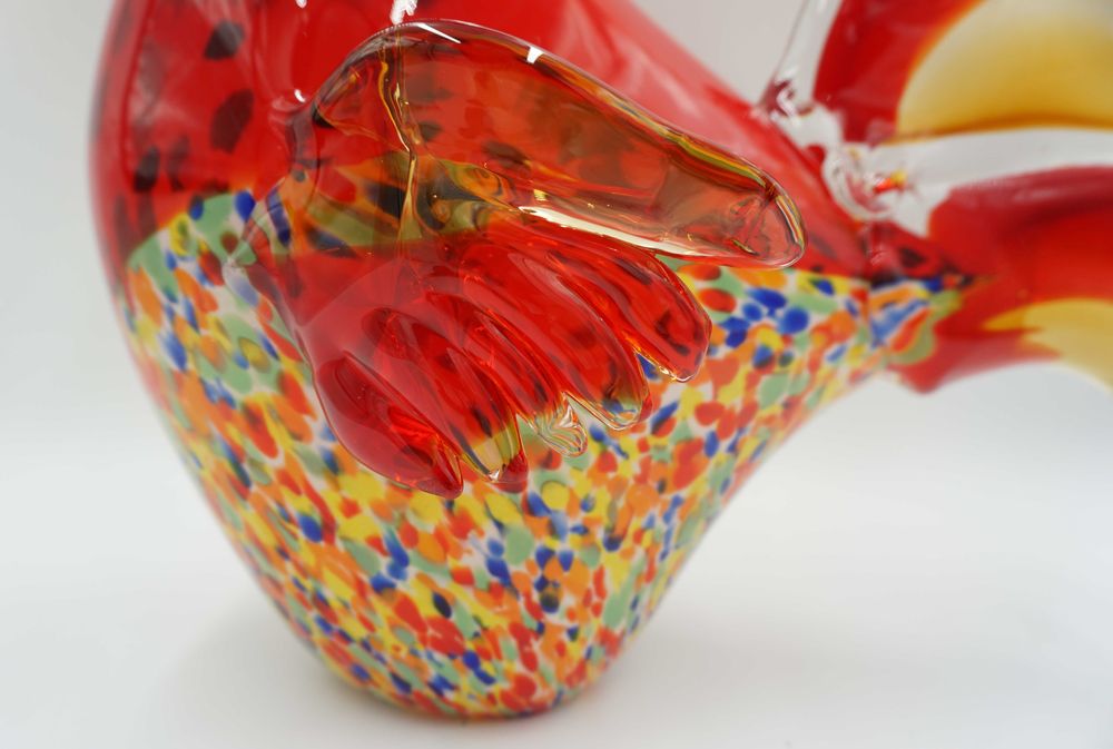 duża figura szklana szkło styl murano