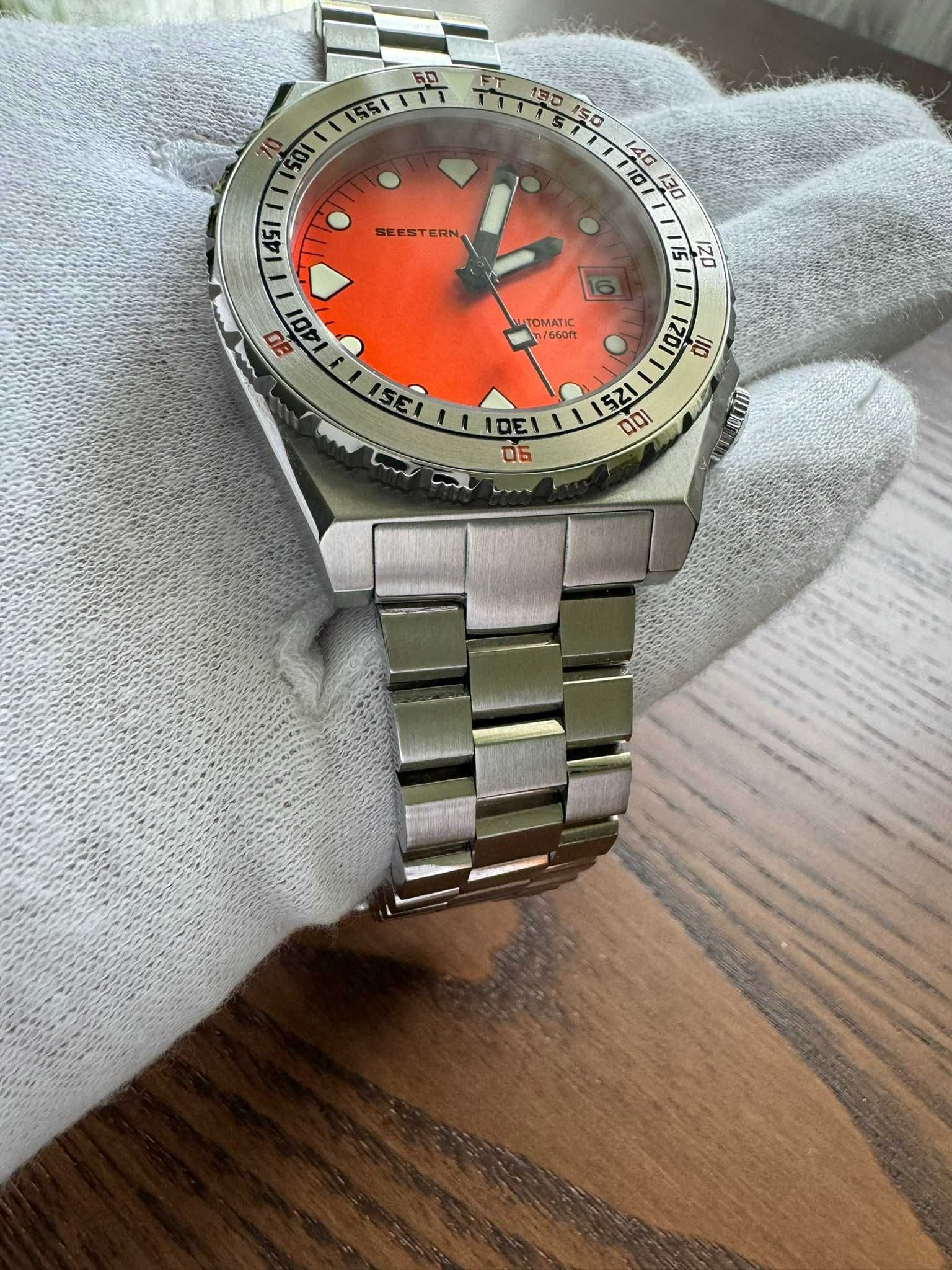 Zegarek Seestern homage Doxa SUB 600T jak NOWY