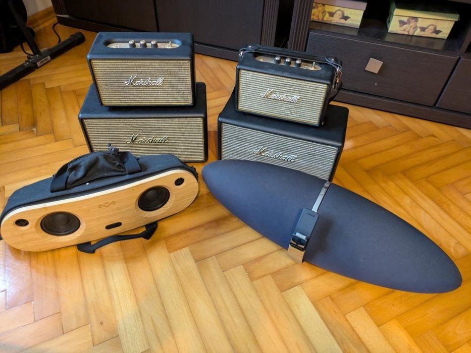 Głośniki Marshall, Bowers & Willkins, House of Marley