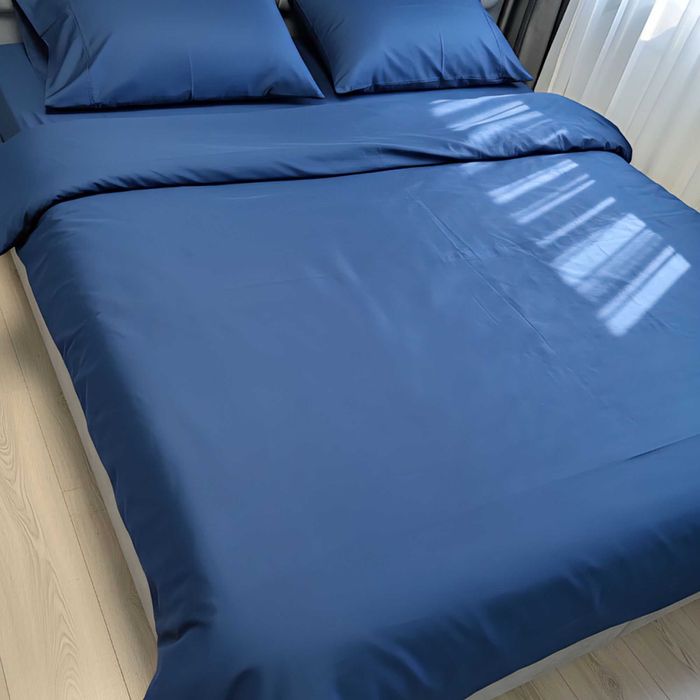 Постільна білизна Ранфорс. Колір Глибокий Синій Royal Blue Всі розміри