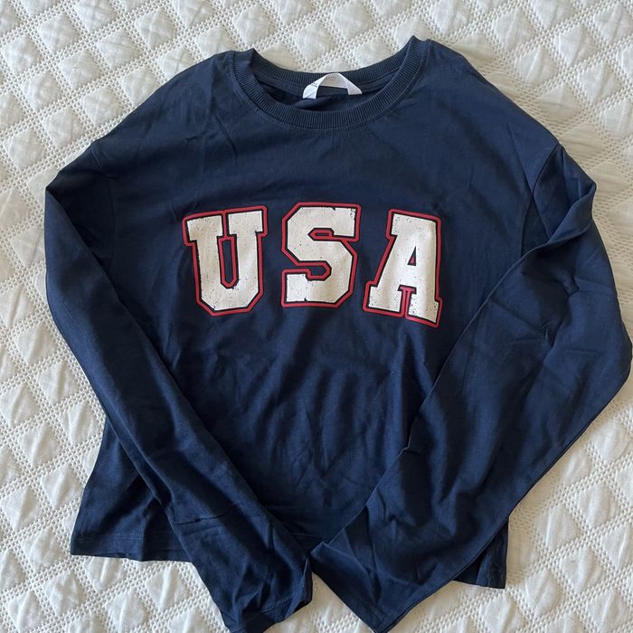 Camisola manga comprida USA