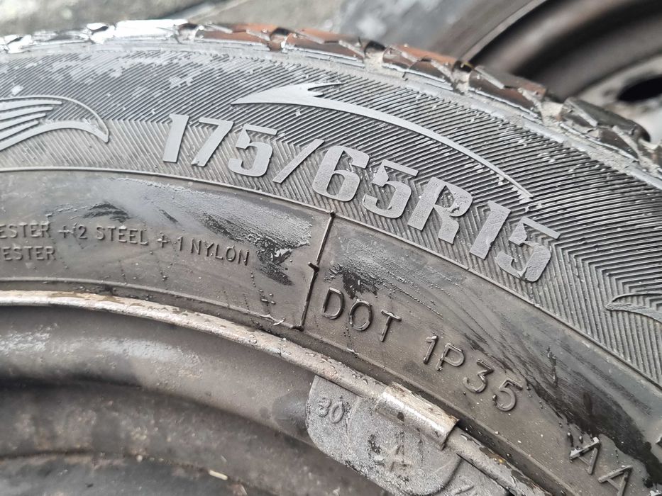 Koła zimowe, Renault Modus, Clio, Megane, Dacia, 175/65R15 Felgi opony