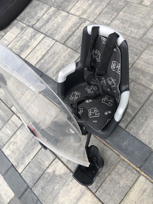 Fotelik rowerowy przedni Bobike