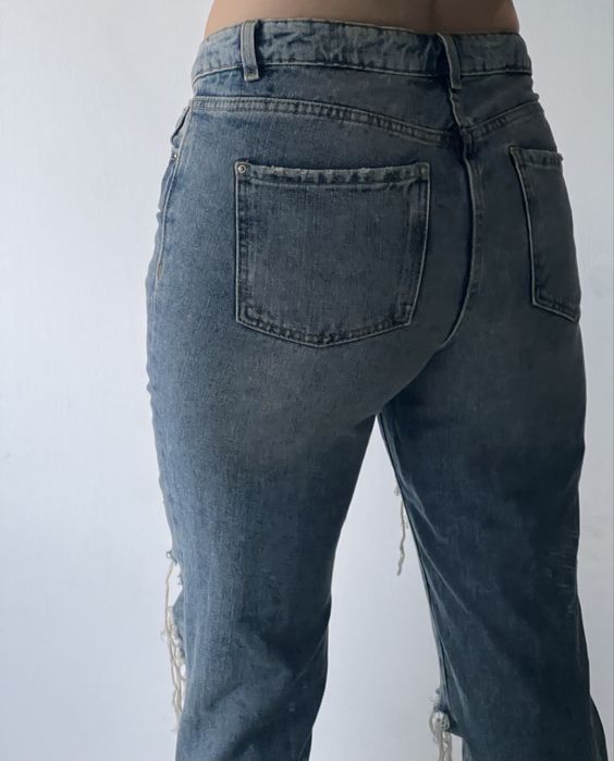 Jeansy Mohito rozmiar 34 casual XS niebieskie