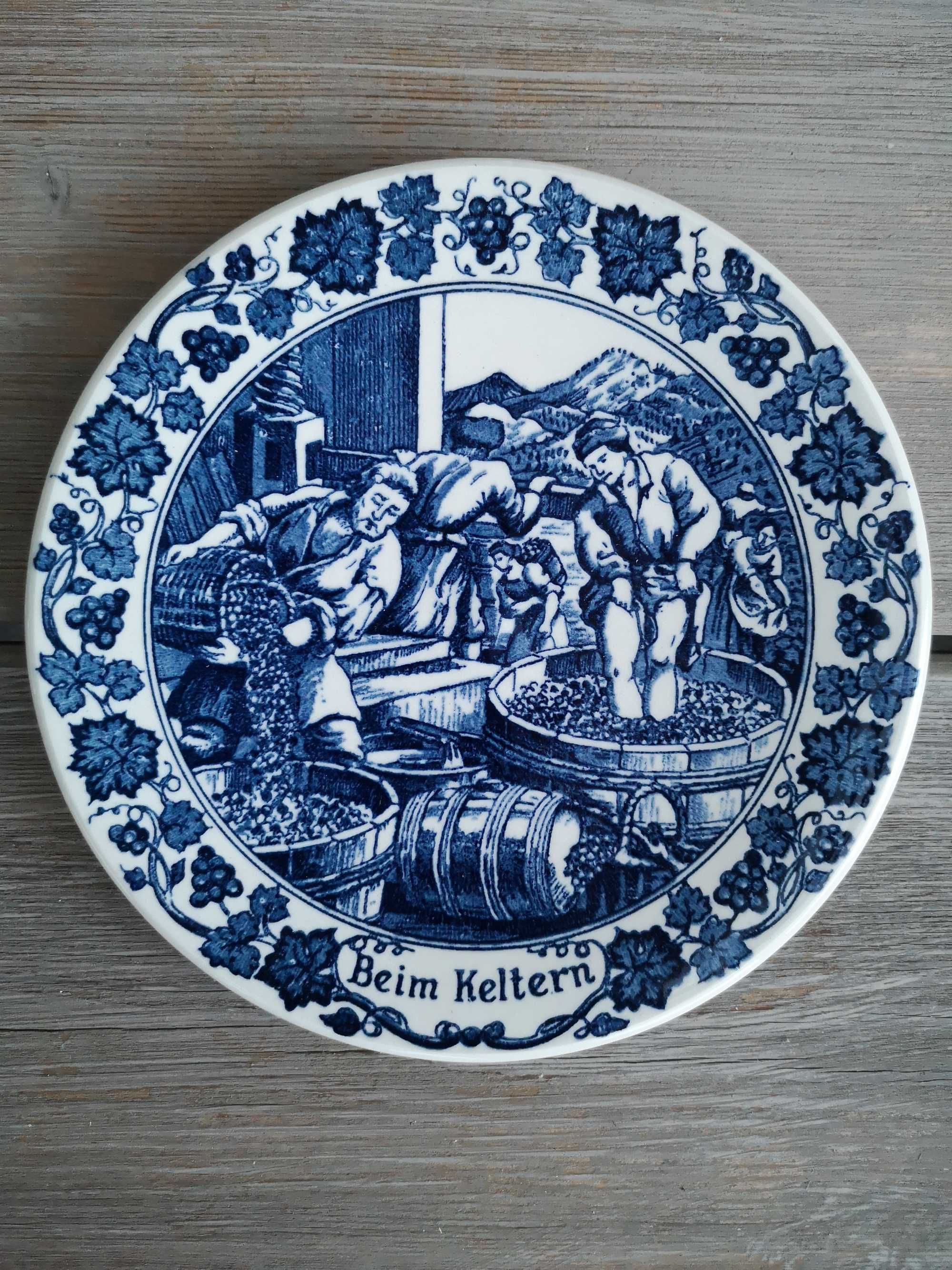 Kolekcjonerskie 4 talerze  Royal Goedewaagen Holland:(cena za całość)