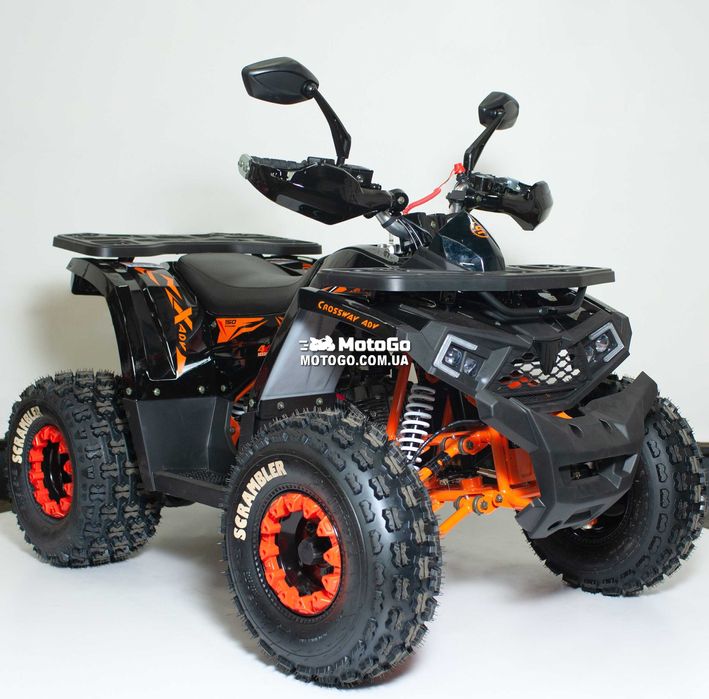 Детскикий Подростковый Квадроцикл Comman Hunter Scrambler 150 Black !