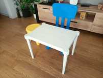 Krzesełko, stołek MAMMUT i stolik UTTER IKEA