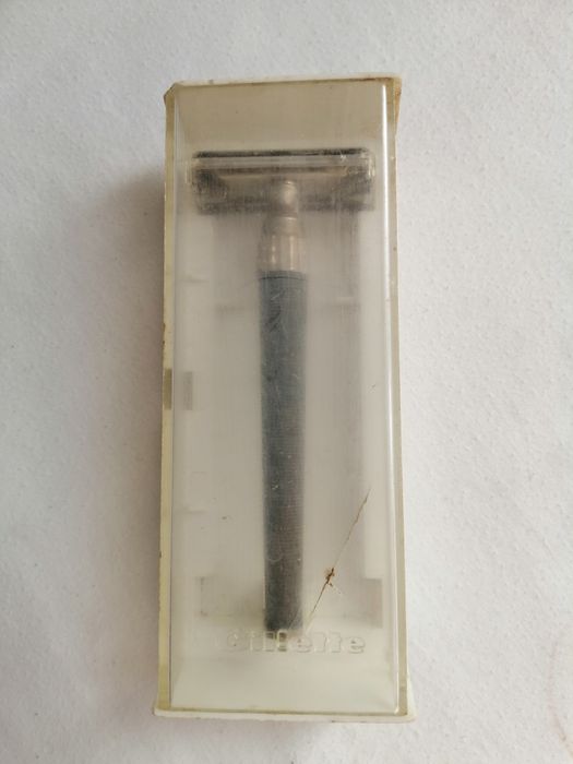 Stara sygnowana kolekcjonerska maszynka do golenia