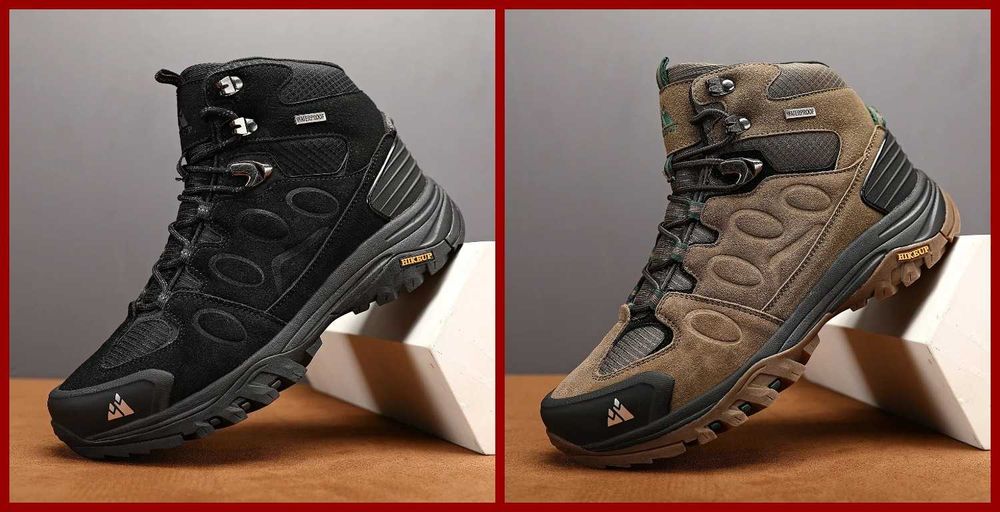 Новые мужские трекинговые ботинки HikeUp (замша, еврозима). Уценка!