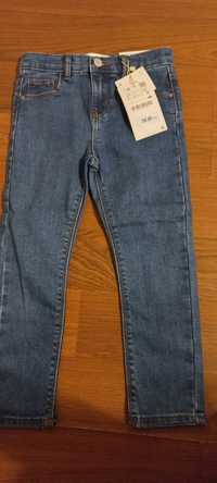 Spodnie jeansowe Zara r 110