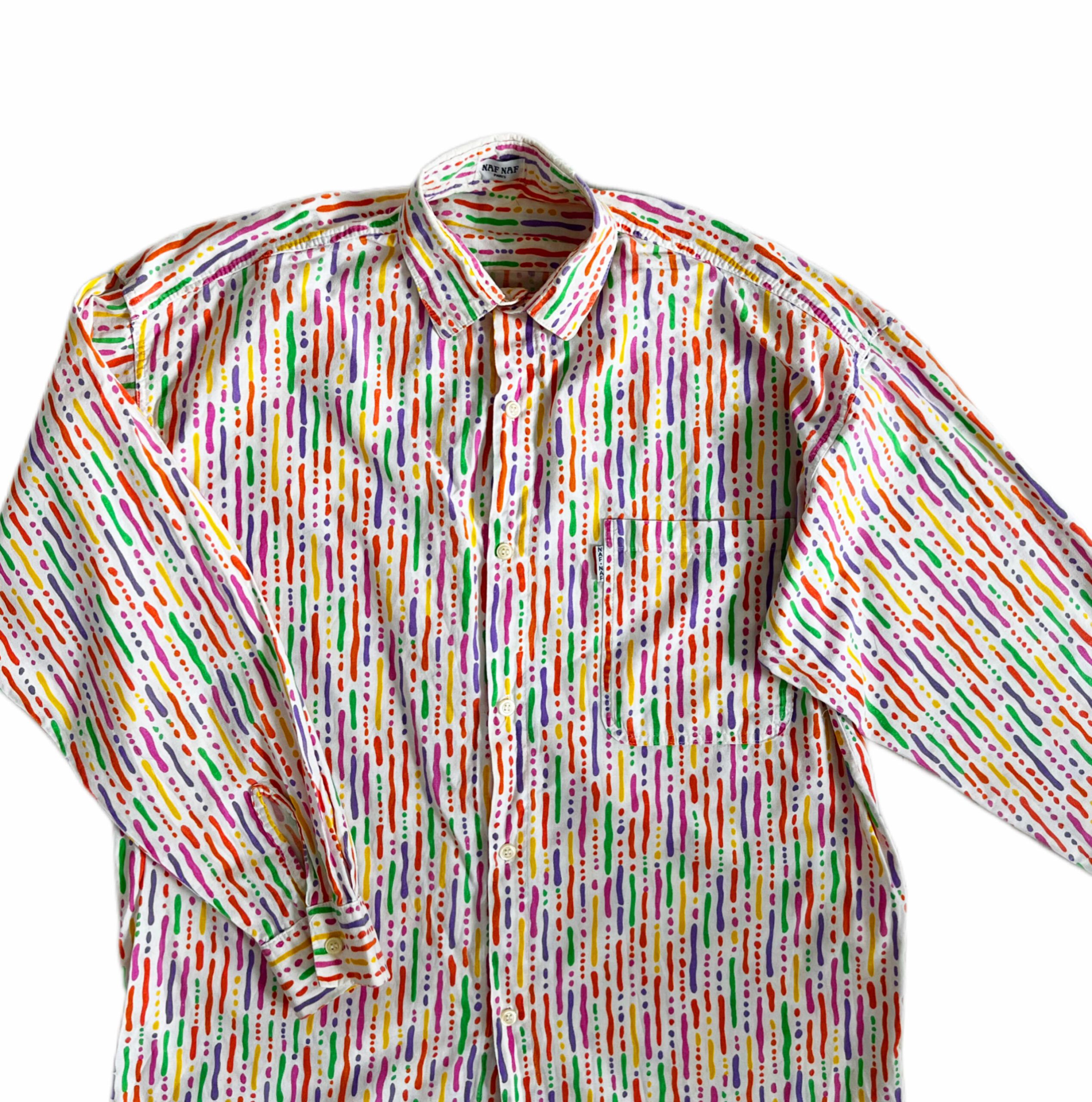 Kolorowa koszula męska Naf Naf [Rozmiar: M]
