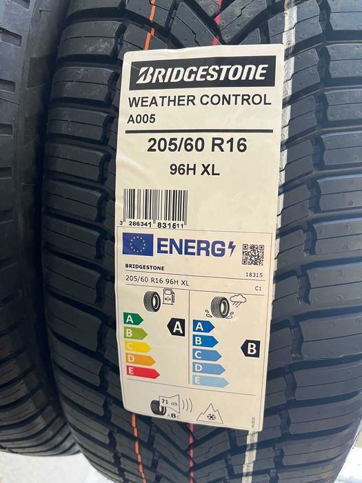 Nowe Opony Wielosezonowe Bridgestone Weather Control A005 205/60 R16