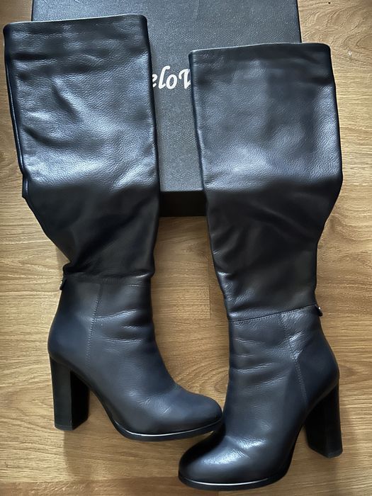 Сапоги.Чоботи зимові жіночі натуральна шкіра